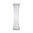 Lampada da terra bianca metallo, Vivy, con interruttore