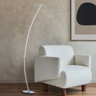 Lampada da terra design nera, Vessla, 11W, 3000K LED, con interruttore