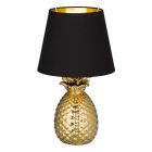 Lampada da tavolo in ceramica dorata, Monsted, con interruttore