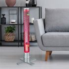 Lampada da tavolo per bambini moderna argenta, Nautica, 2,4W, 3000K LED, con interruttore