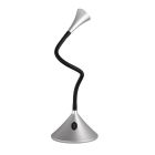 Lampada da scrivania moderna argenta, Yelaisa, 3W, 3000K LED, con interruttore