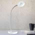 Lampada da scrivania moderna bianca, Daley, 4W, 3000K LED, con interruttore