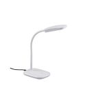 Lampada da scrivania moderna bianca, Charlot, 3,5W, 3000K LED, con interruttore