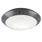 Plafoniera moderna antracite, Gandrup, IP54