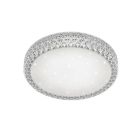 Plafoniera classica bianca, Valentina, 27W, bianco regolabile tra caldo e freddo LED, con telecomando