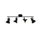 Faretto da soffitto industriale nero, Kibek