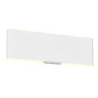 Lampada da parete up down moderna bianca, Zwier, 2W, bianco regolabile tra caldo e freddo LED, con interruttore