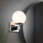 Applique per bagno moderna cromata, Eray, IP44