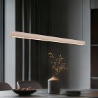 Lampada a sospensione moderna beige, Wishal, 29W, white switch LED, dimmer in 3 fasi