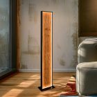 Lampada da terra legno design, Tanneke, 35W, 3000K LED, con interruttore