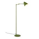 Lampada da terra moderna verde, Jille, con interruttore