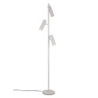 Lampada da terra moderna grigia, Sieb, con interruttore