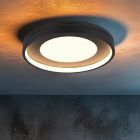 Plafoniera moderna nera, Flory, 36W, 3000K LED