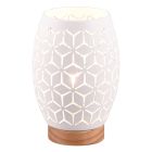 Lampada da tavolo moderna bianca, Delana