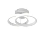 Lampada da soffitto design bianca, Yasser, 7W, 4000K LED