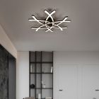 Plafoniera design nera, Carien, 33W, 3000K LED