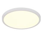Plafoniera moderna bianca, Zayd, 30W, white switch LED, dimmer in 3 fasi