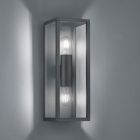 Lampada da esterno industriale antracite, Sanna, IP44