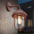 Lampada da esterno industriale color ruggine, Trevor, IP44
