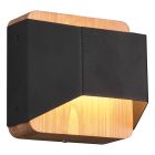 Lampada da parete up down moderna nera, Navajo, 4,3W, 3000K LED