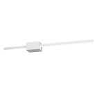 Applique da parete moderna bianca, Tsjerk, dimmer in 3 fasi