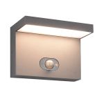 Applique da esterno solare moderna antracite, Nesrin, 5W, white switch LED, IP65