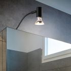 Applique per bagno moderna nera, Martika, IP44