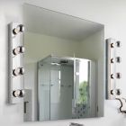 Applique per bagno moderna cromata, Rinaldo, IP44