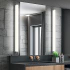 Applique per bagno moderna cromata, Celesta, 12W, 3000K LED, IP44