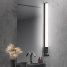 Applique per bagno moderna nera, Bernou, 16W, 3000K LED, IP44