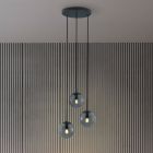 Lampada a sospensione moderna antracite, Resi