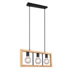 Lampada a sospensione vintage nera, Rafiq