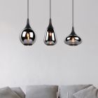 Lampada a sospensione design nera, Sybren