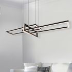 Lampada a sospensione moderna nera, Hatun, 34W, 3000K LED
