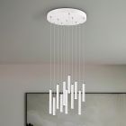 Lampada a sospensione moderna bianca, Jessamy, 2,5W, 3000K LED