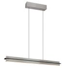 Lampada a sospensione moderna in nichel, Joek, 22W, bianco regolabile tra caldo e freddo LED, dimmer in 3 fasi