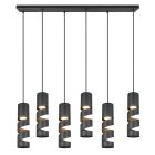 Lampada a sospensione design nera, Marouan