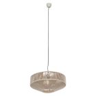 Lampada a sospensione rustica crema, Martyn