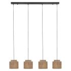 Lampada a sospensione Japandi beige, Rinus