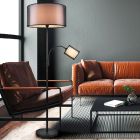 Piantana da lettura da terra moderna antracite, Mirle