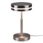 Lampada da tavolo moderna in nichel, Marjon, 6W, 3000K LED, con interruttore