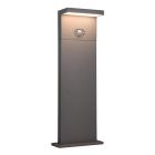 Lampione da giardino solare moderno antracite, Nesrin, 5W, white switch LED, IP65