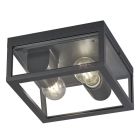 Lampada da esterno industriale antracite, Sanna, IP44