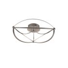 Plafoniera moderna in nichel, Remy, 42W, 3000K LED