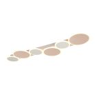 Plafoniera moderna bianca, Vasiliki, dimmer in 3 fasi