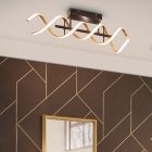 Lampada da soffitto design in ottone, Sylvian, 41W, bianco regolabile tra caldo e freddo LED, dimmer in 3 fasi