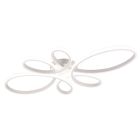 Lampada da soffitto design bianca, Vikash, 32W, 4000K LED, dimmer in 3 fasi