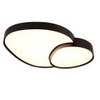 Lampada da soffitto nera metallo, Merwin, 51W, bianco regolabile tra caldo e freddo LED
