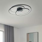 Plafoniera moderna nera, Sabra, 50W, 3000K LED