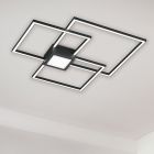 Plafoniera moderna antracite, Kimoni, 38W, 3000K LED